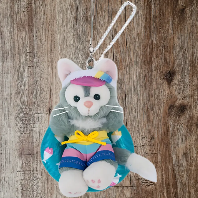 Disney Gelatoni Summer Tony Sitting Posture Dolls Plush Doll Small Size Tall-2