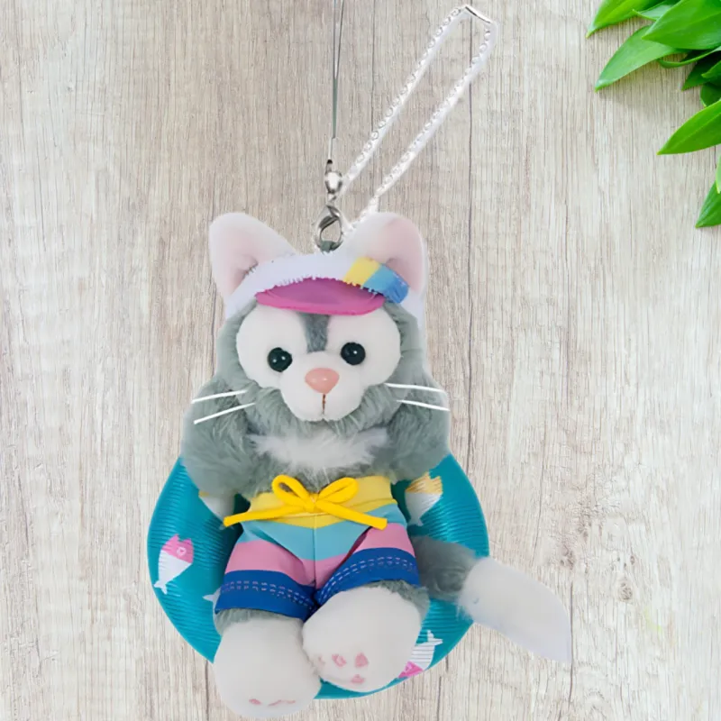 Disney Gelatoni Summer Tony Sitting Posture Dolls Plush Doll Small Size Tall-1