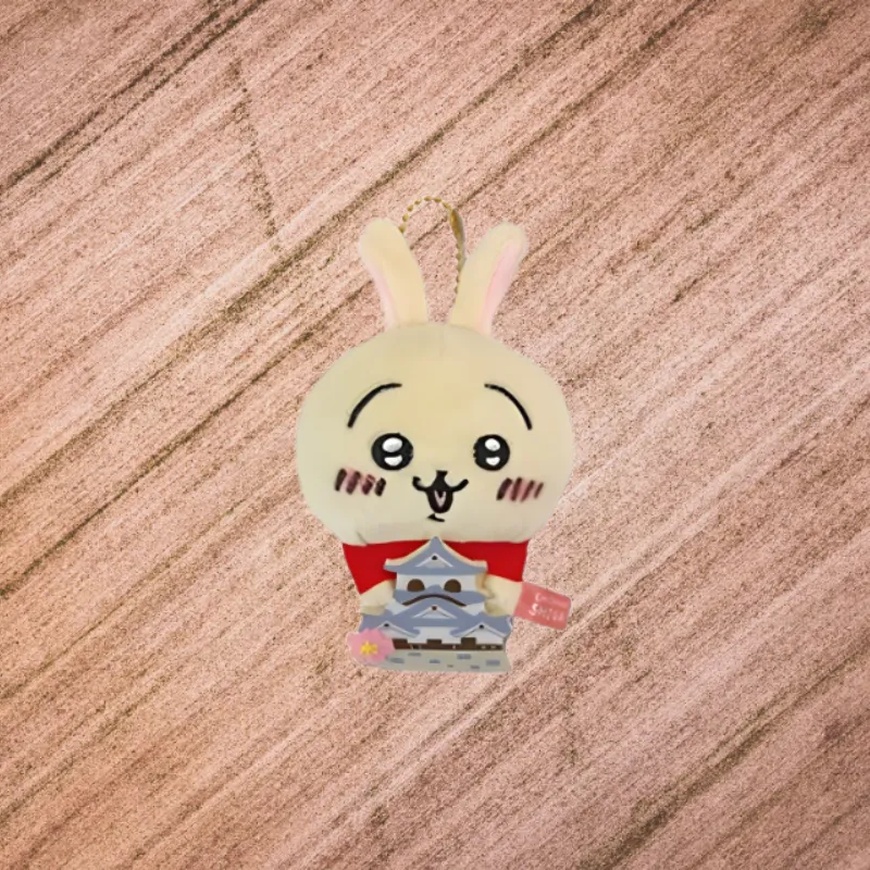 Chiikawa Usagi Hikone Castle Dolls Plush Pendant Small Size Tall-3