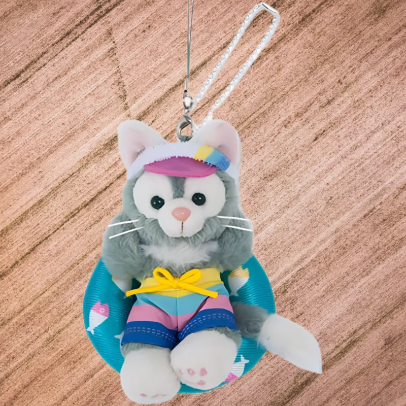 Disney Gelatoni Summer Tony Sitting Posture Dolls Plush Doll Small Size Tall-3