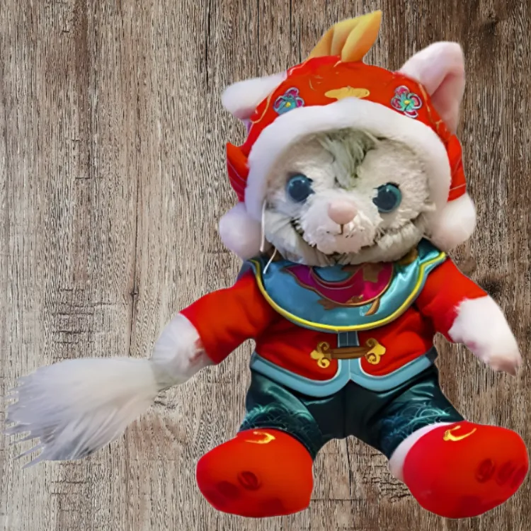 Disney 2021 Spring Festival Dolls Plush Doll Small Size Tall Shanghai Disney-2
