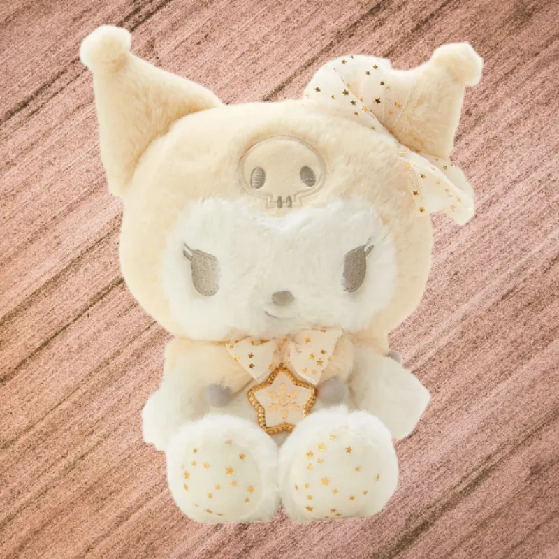 Sanrio Kuromi White Winter Collection Dolls Plush Doll 22cm Height-5