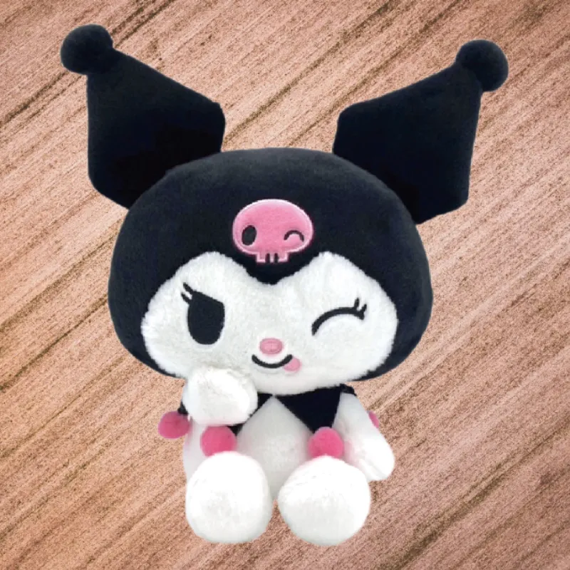 Sanrio Kuromi Licking Tongue Dolls Plush Doll Trumpets High-3