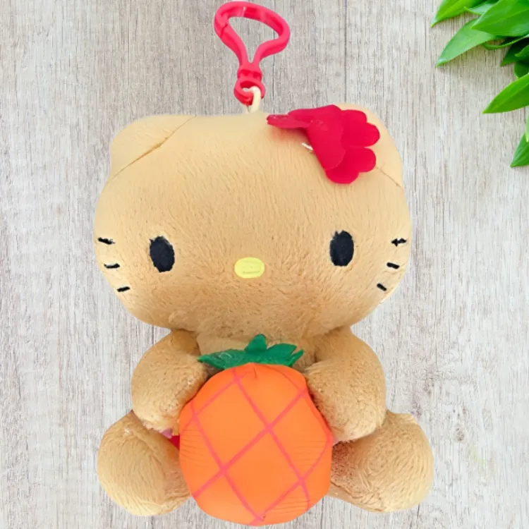 Sanrio Hello Kitty Hawaii Collection Dolls Plush Pendant Trumpets High-1