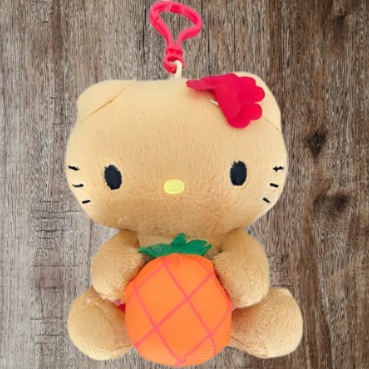 Sanrio Hello Kitty Hawaii Collection Dolls Plush Pendant Trumpets High-2