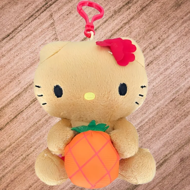 Sanrio Hello Kitty Hawaii Collection Dolls Plush Pendant Trumpets High-3