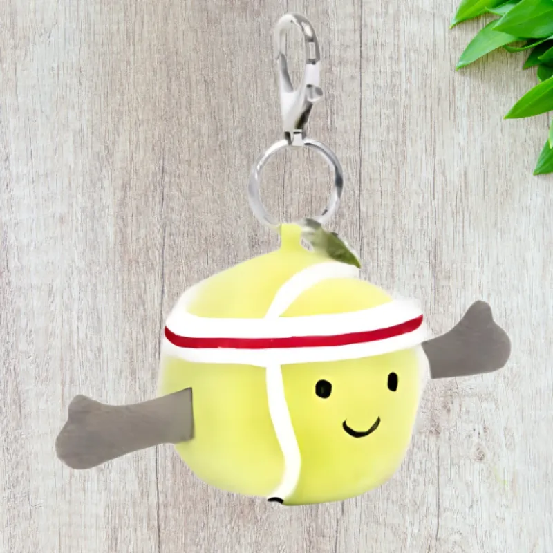 JELLYCAT Amuseables Sports Tennis Bag Charm-2