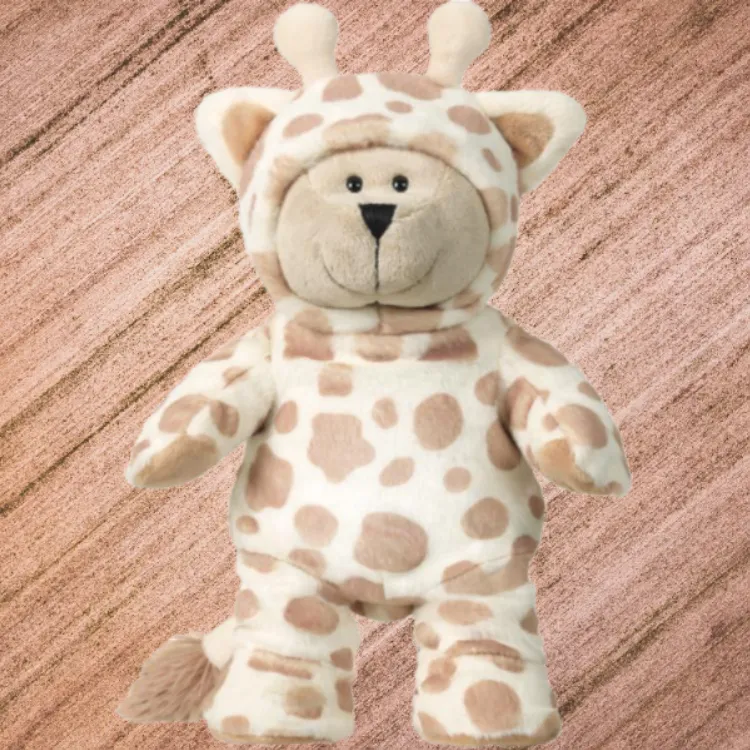 Starbucks Giraffe Costume For Teddiursa Dolls Plush Doll Small Size Tall-3