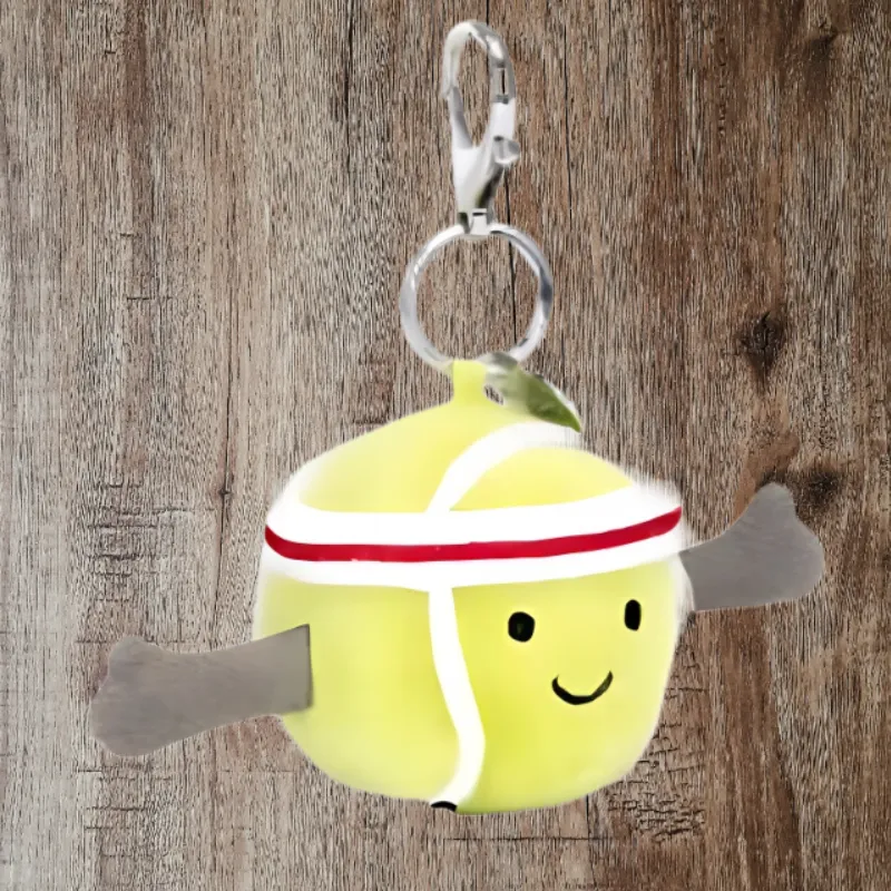 JELLYCAT Amuseables Sports Tennis Bag Charm-3