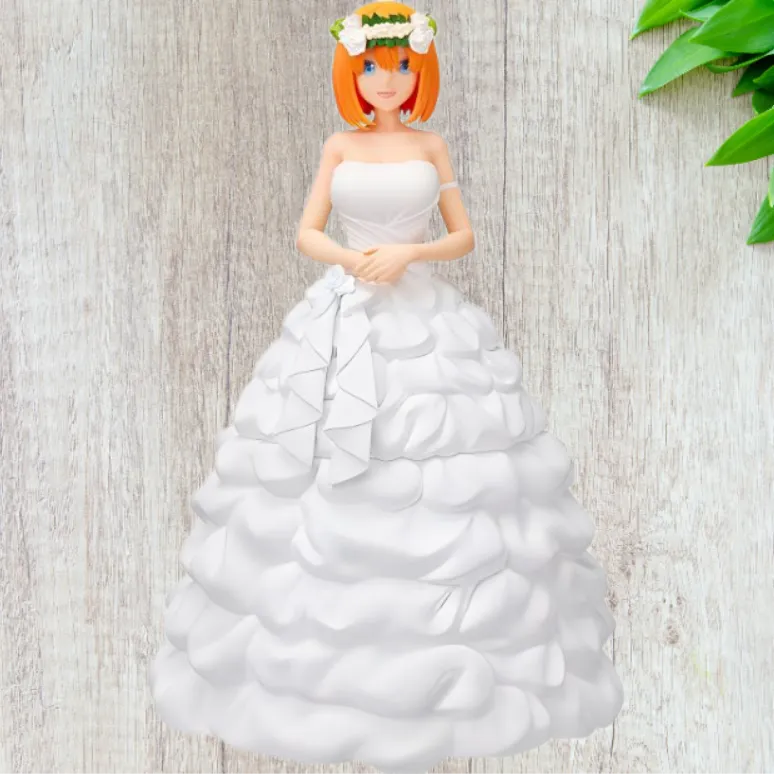 SEGA Yotsuba Nakano The Quintessential Quintuplets Wedding Dress 21cm Bonus Gifts-1