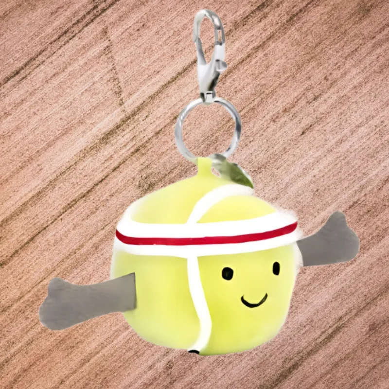 JELLYCAT Amuseables Sports Tennis Bag Charm-4