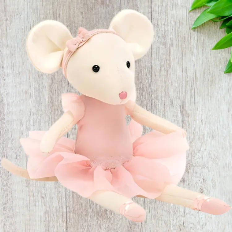JELLYCAT Animal Rotating Ballet Dolls Plush Doll 27cm Height-3