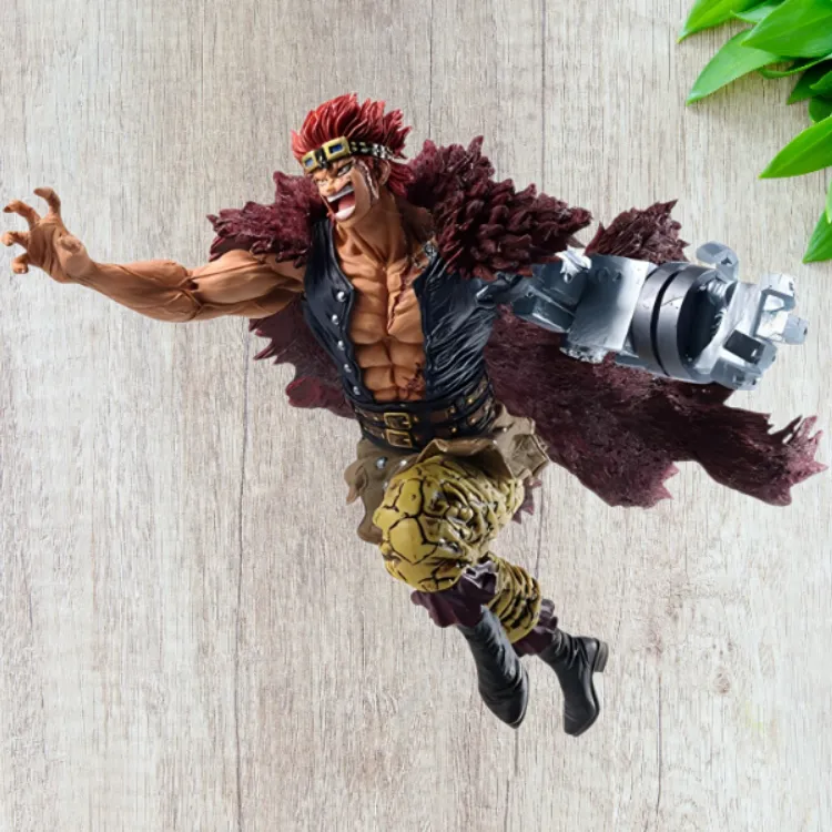 BANDAI Ichibansho One Piece Dynamism Of Ha Eustass Kid Action Figure Red-1
