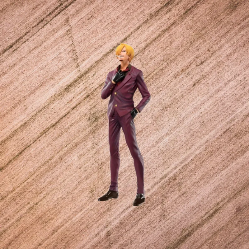 BANDAI Ichibansho One Piece Anniversary Sanji Figure Burgundy-3