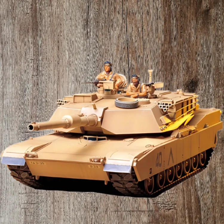 Tamiya SCALE M1A1 ABRAMS 120mm 1/35 Model Kits-4