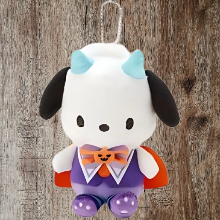 Sanrio Halloween Collection Dark Blue Dolls Plush Doll 14cm Height-3