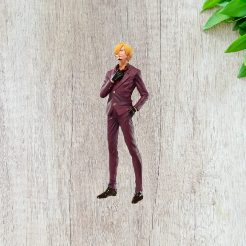 BANDAI Ichibansho One Piece Anniversary Sanji Figure Burgundy-1