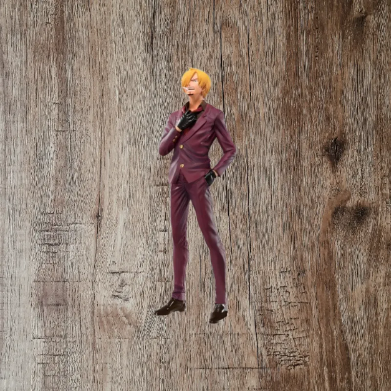 BANDAI Ichibansho One Piece Anniversary Sanji Figure Burgundy-2