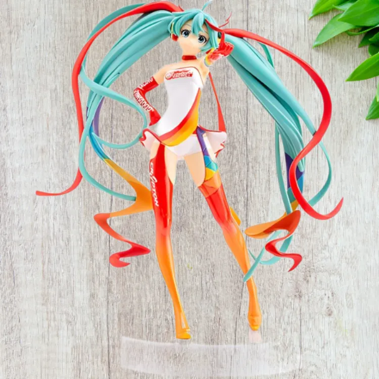 BANPRESTO Hatsune Miku Glass Factory 2016 Racing Miku Scale Figures 18cm-3
