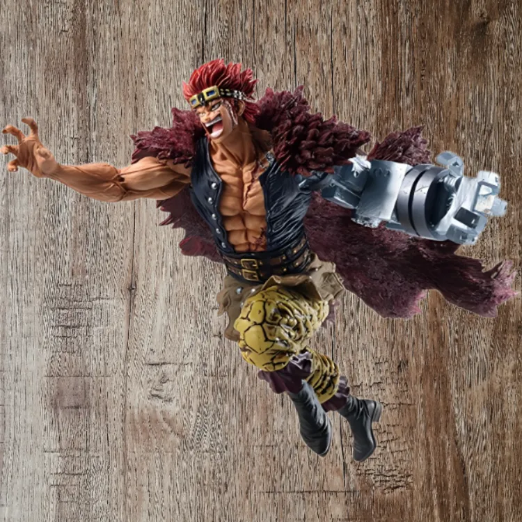 BANDAI Ichibansho One Piece Dynamism Of Ha Eustass Kid Action Figure Red-2