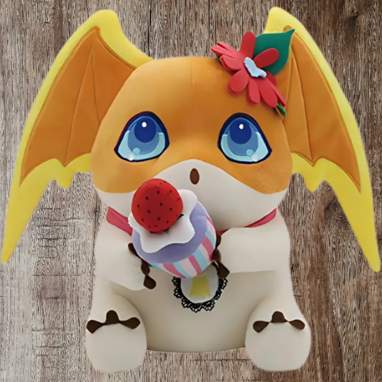 BANPRESTO Patamon Ichiban Kuji Digimon Fantasy Forest Collaboration Collection C Prize Dolls Plush Doll 25cm High-2