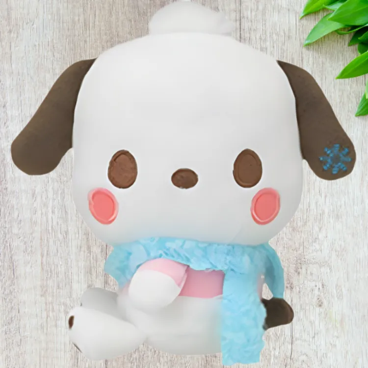 SEGA Scarf Collection Pochacco Dolls Plush Pendant 16cm High-1
