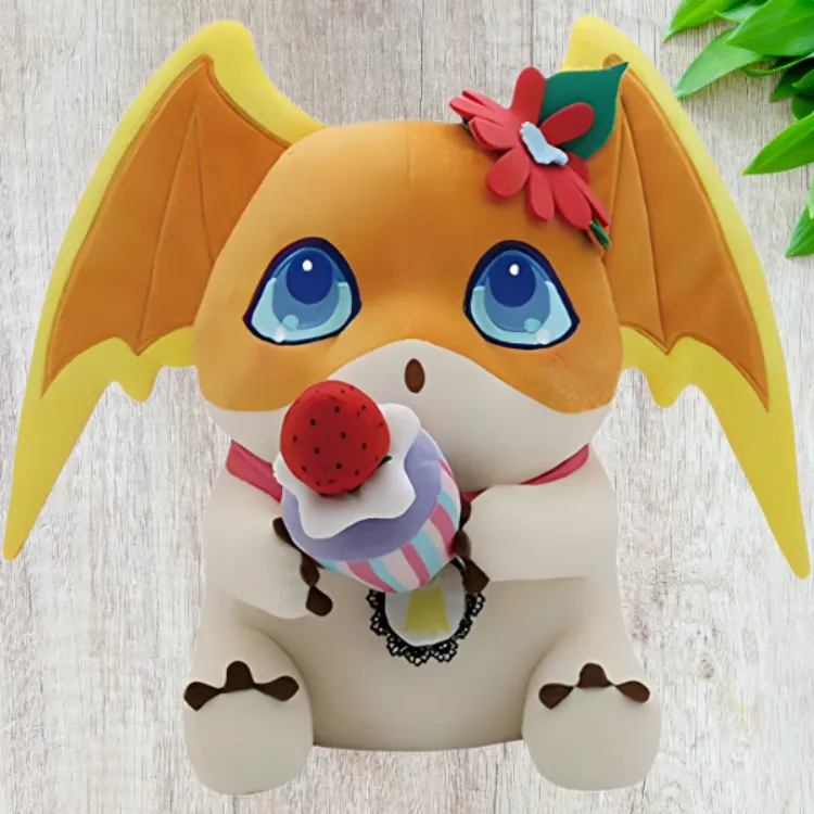 BANPRESTO Patamon Ichiban Kuji Digimon Fantasy Forest Collaboration Collection C Prize Dolls Plush Doll 25cm High-1