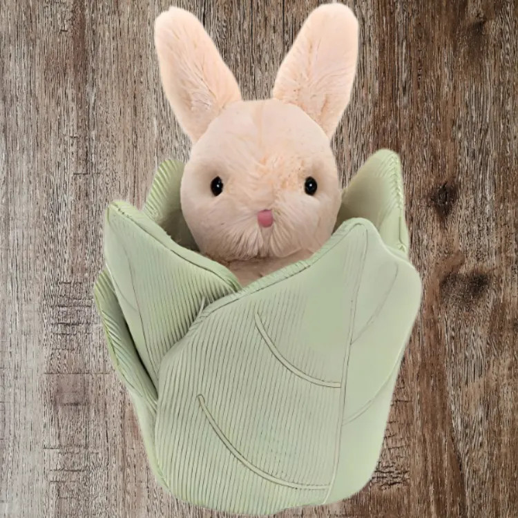 JELLYCAT Animal Bud Bunny Multicolor Dolls Plush Doll 12cm High-3