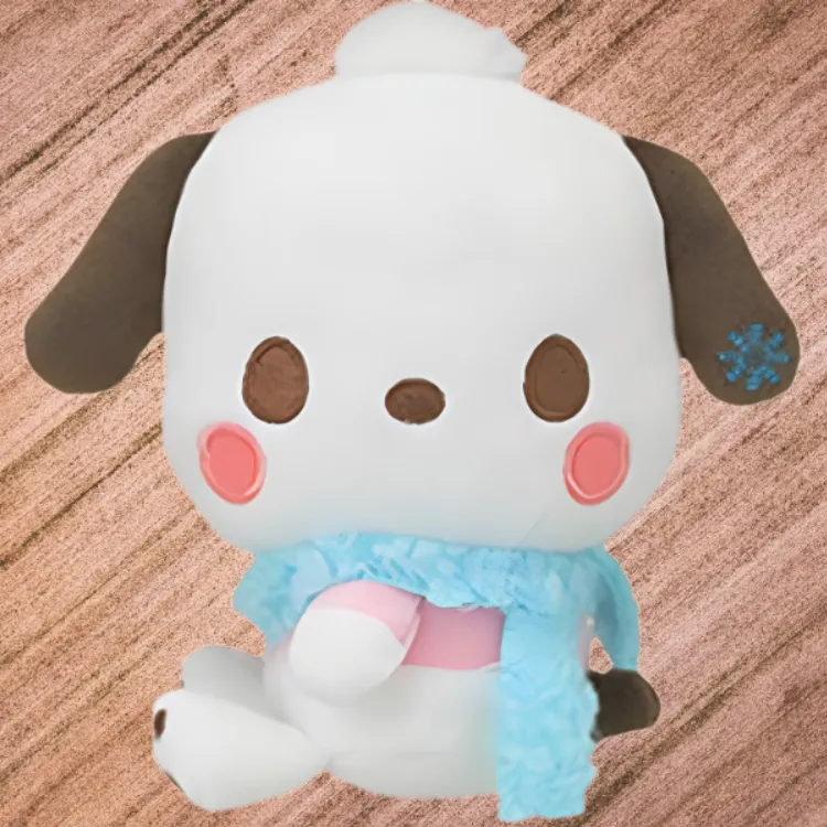 SEGA Scarf Collection Pochacco Dolls Plush Pendant 16cm High-3