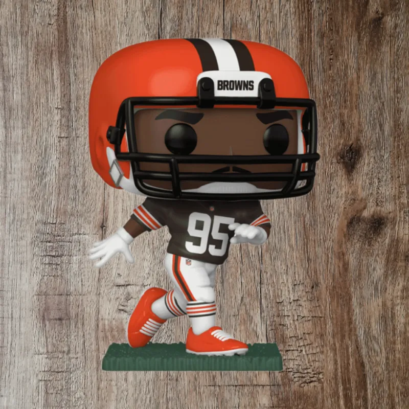 Funko NFL Myles Garrett Home Jersey Version Chibi Figures-4