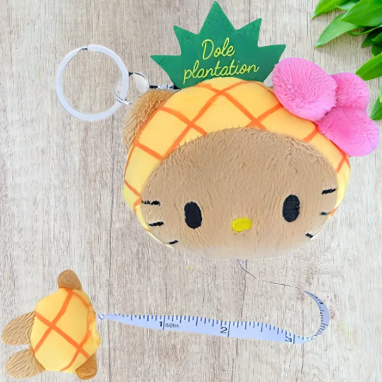 Sanrio Hello Kitty Hello Kitty Hawaii Collection, Pineapple Garden Limited, Ruler Dolls Plush Doll Small Size Tall-1