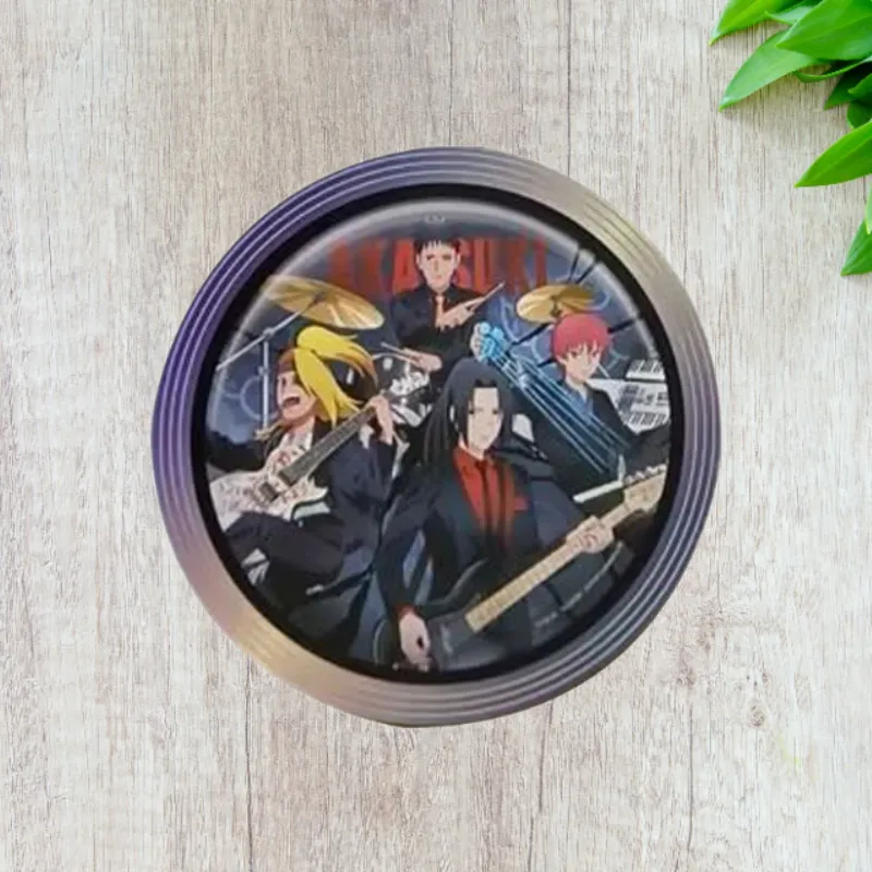 KAYOU Naruto/Gaara, Naruto/Shikamaru Nara Naruto Tinplate Badge The Live Collection Card Game-1