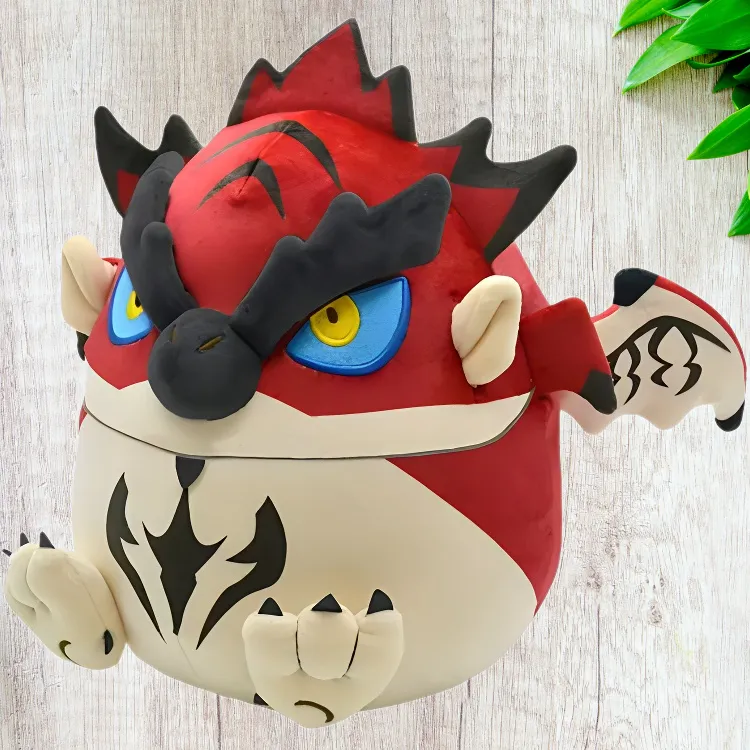 GSC Monster Hunter/Monster Hunter Characters CAPCOM, Monster Hunter Rise Dolls Plush Doll Trumpets High-1