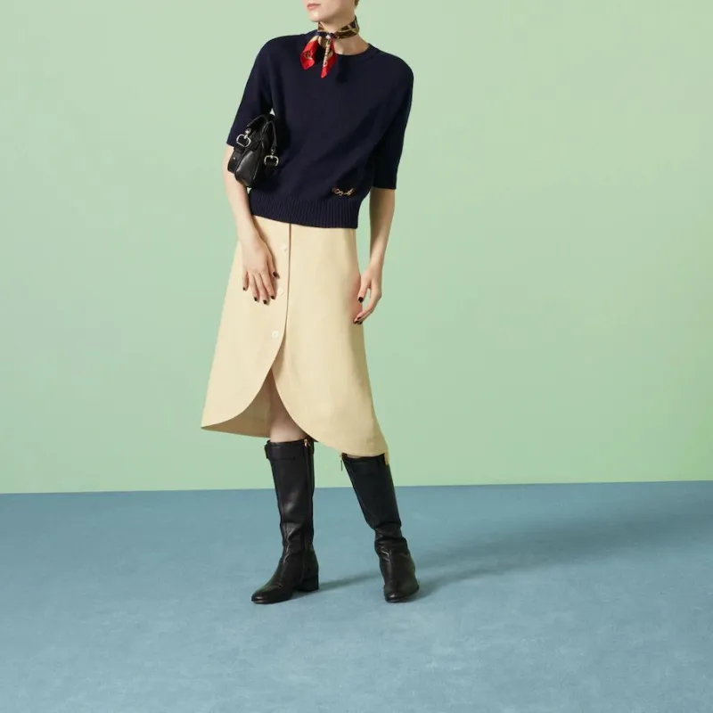 GUCCI Sweaters Women's Navy-4