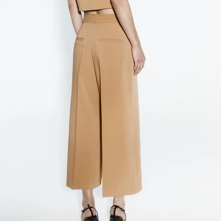 ZARA Casual Pants Women's Tan-3
