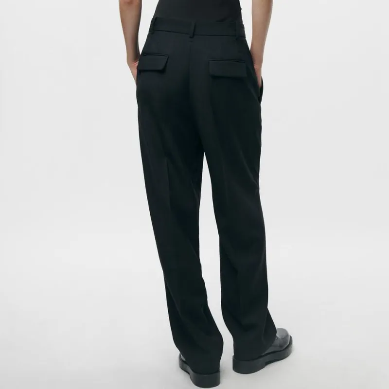 ZARA Casual Pants Women's Black-3