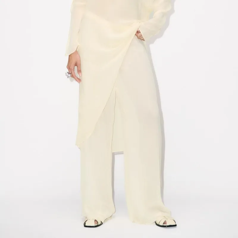 ZARA Casual Pants Women's Cream-2