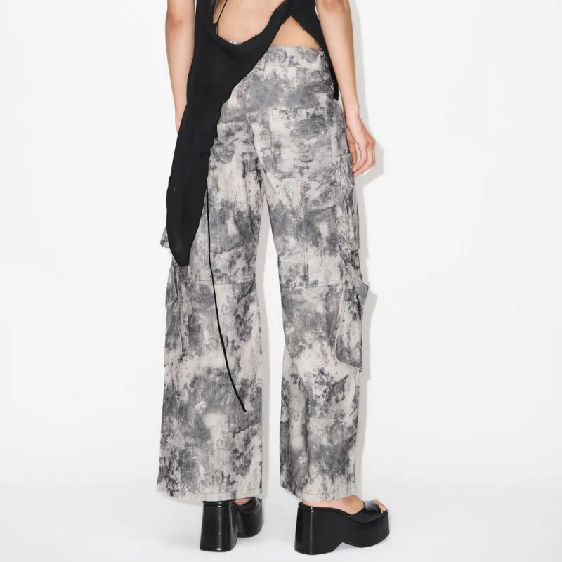 ZARA Cargo Pants Women's Gray-3