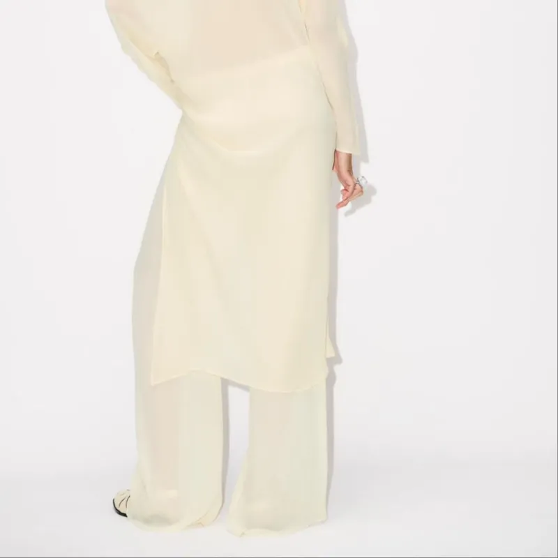ZARA Casual Pants Women's Cream-3