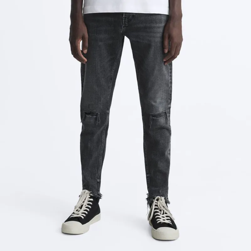 ZARA Jeans Men Dark Gray-4