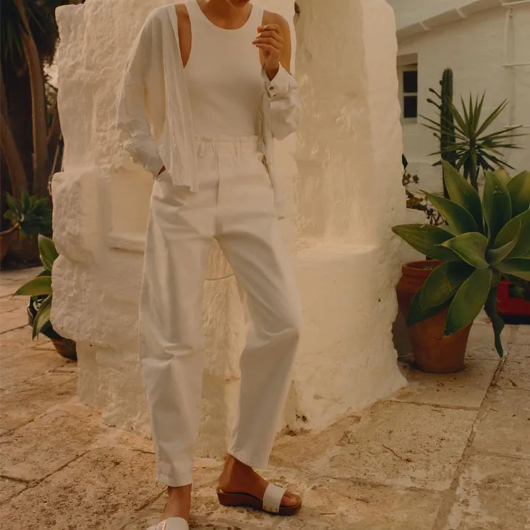 ZARA Jumpsuits Women's White-2