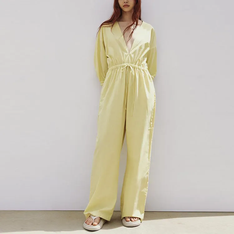 ZARA Jumpsuit Women's Grass Green-4