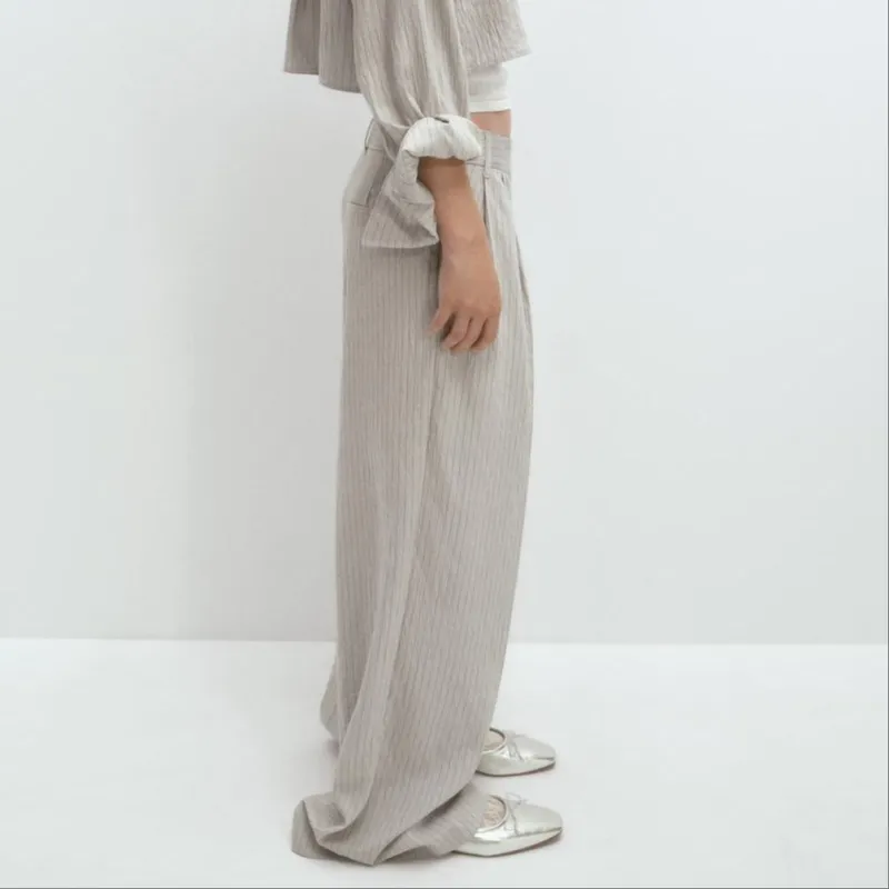 ZARA Casual Pants Women's Pink-2