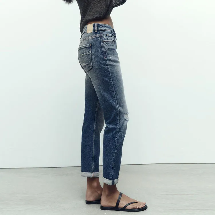 ZARA Jeans Women's Medium Blue-4