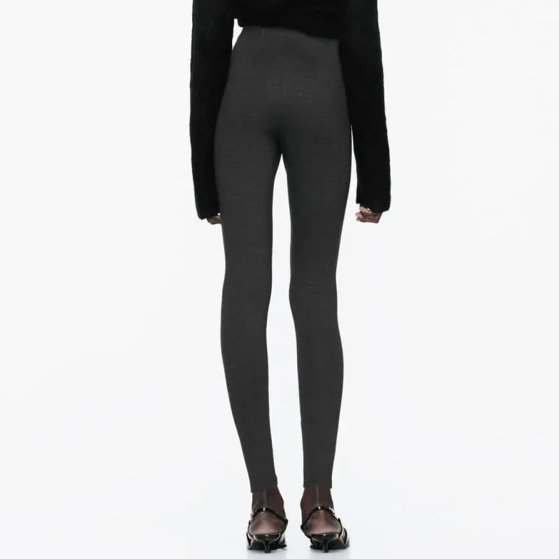 ZARA Leggings Women's Zebra Print Gray-3