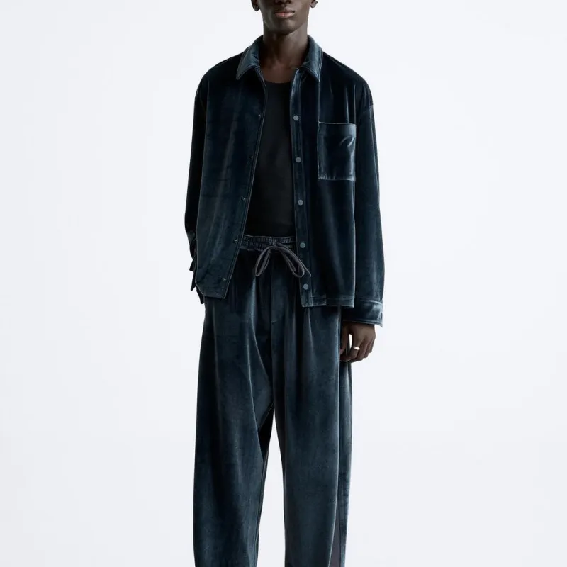 ZARA Shirts Men Ocean-4