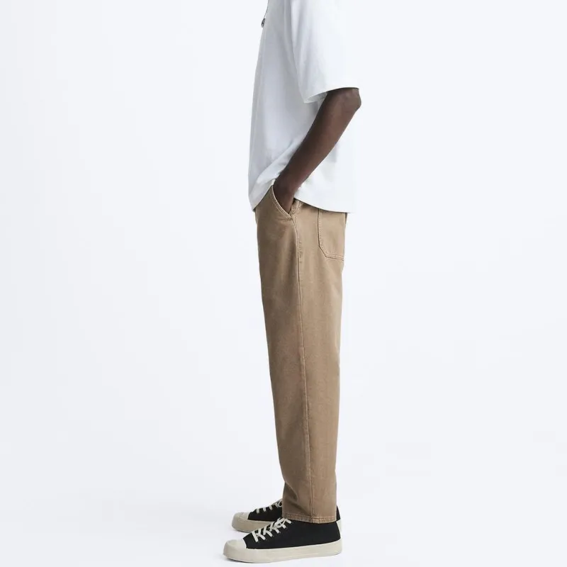 ZARA Jeans Men Yellow-2