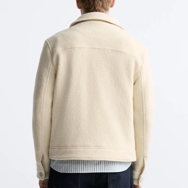 ZARA Jackets Men Yellow-3