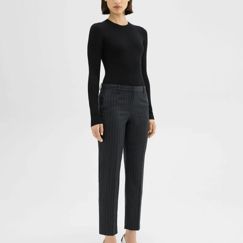 THEORY Casual Pants Women's Charcoal Gray-2