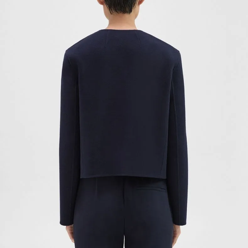 THEORY Cashmere Sweater Women's Dark Blue-3